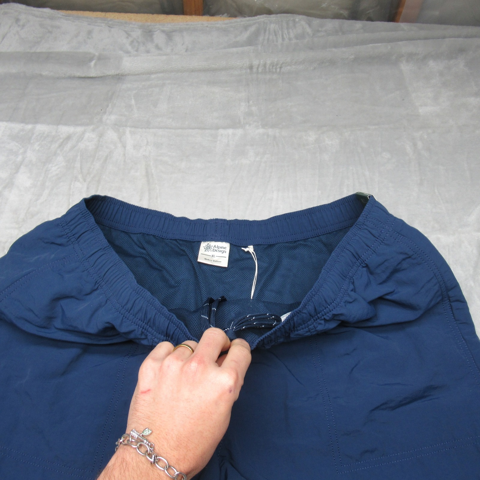 Alpine Design Mad 5" Shorts Mens Xl Blue Pull On Water Repellent Upf 50 $48 New — image 8 of 8